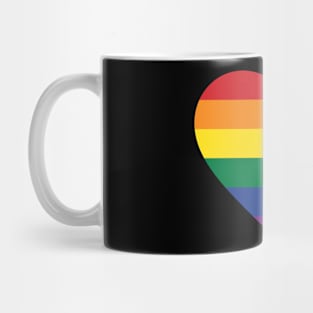 Rainbow Pride (black merch) Mug